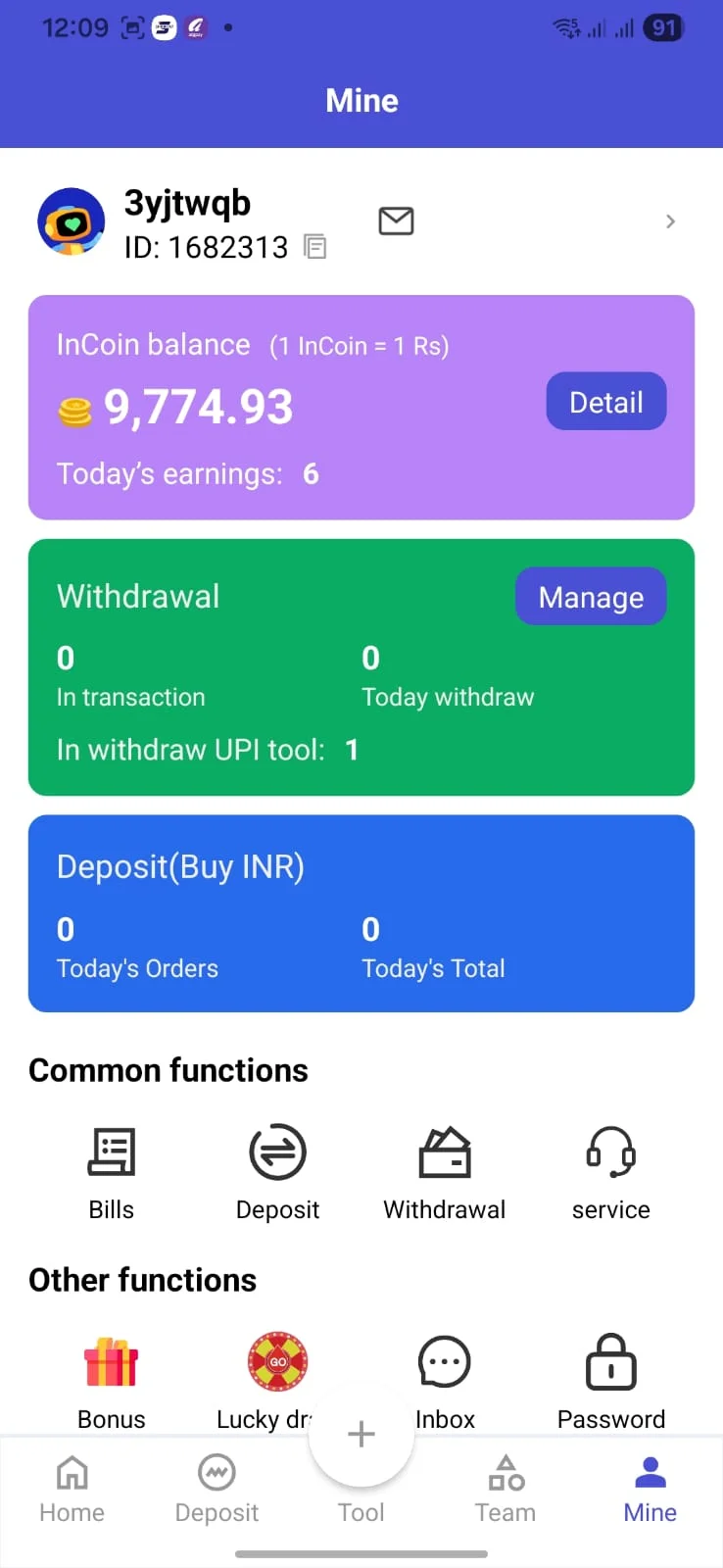 InCoinPay Mine